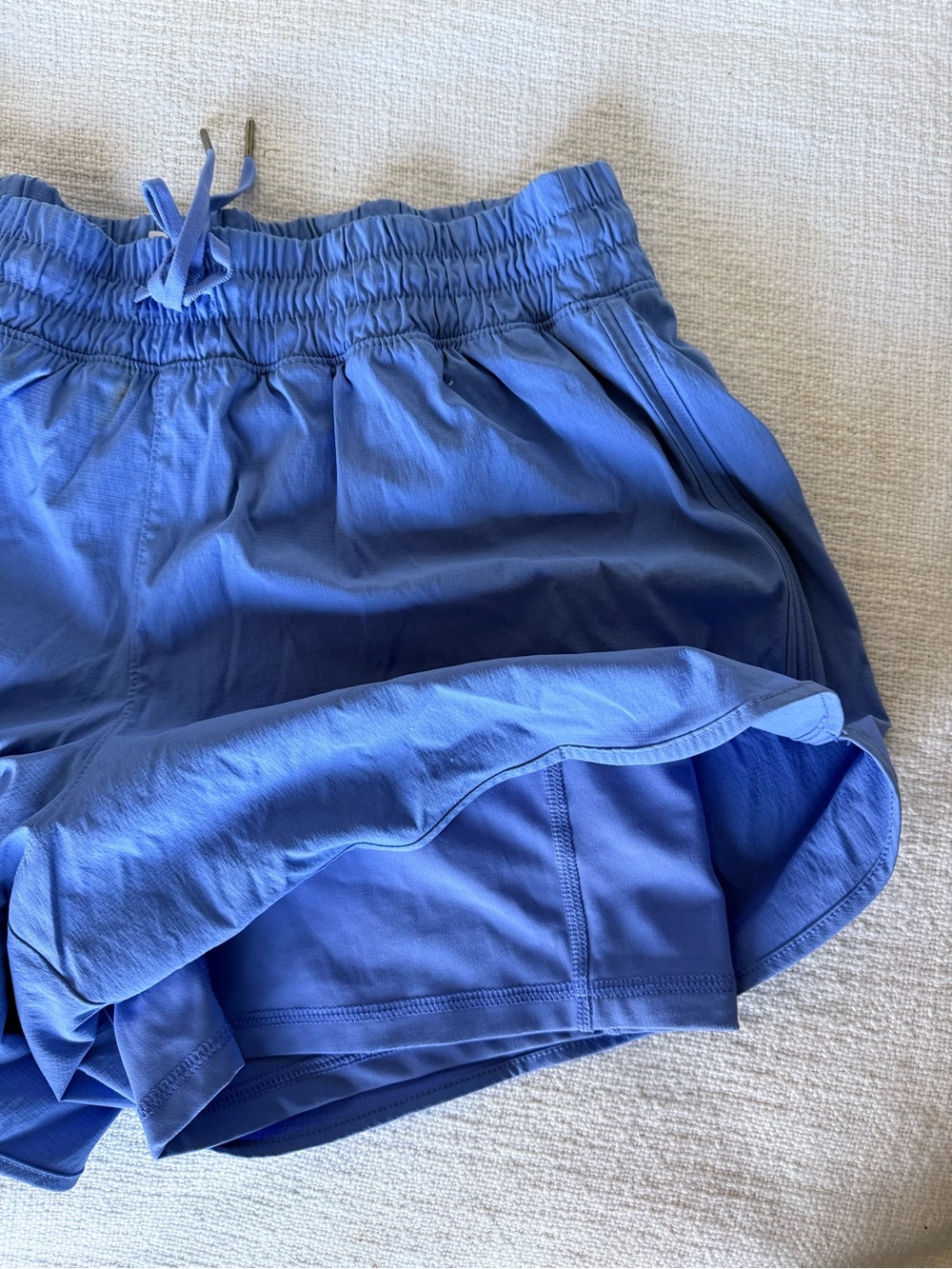 Women’s Athletic Running Shorts in Periwinkle Blue